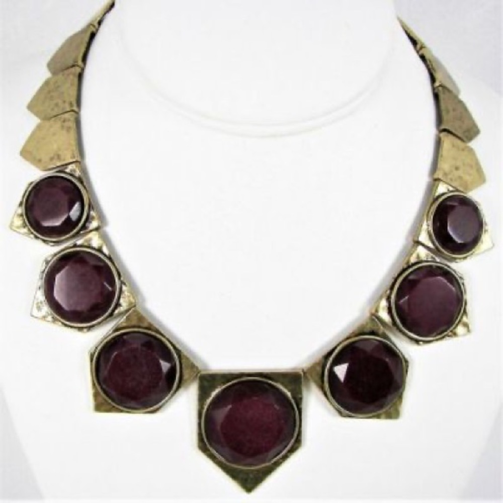 Lucky Brand ☘️ Red Jade Collar Necklace